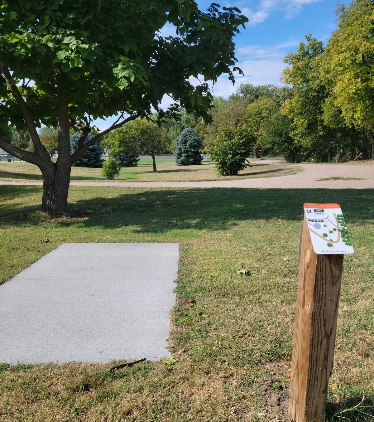 Tee box #14