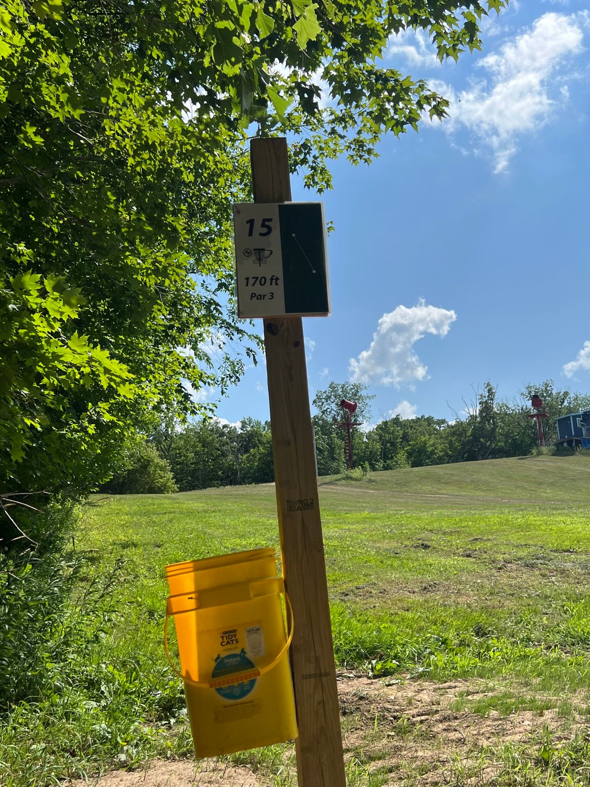 Hole 15 sign