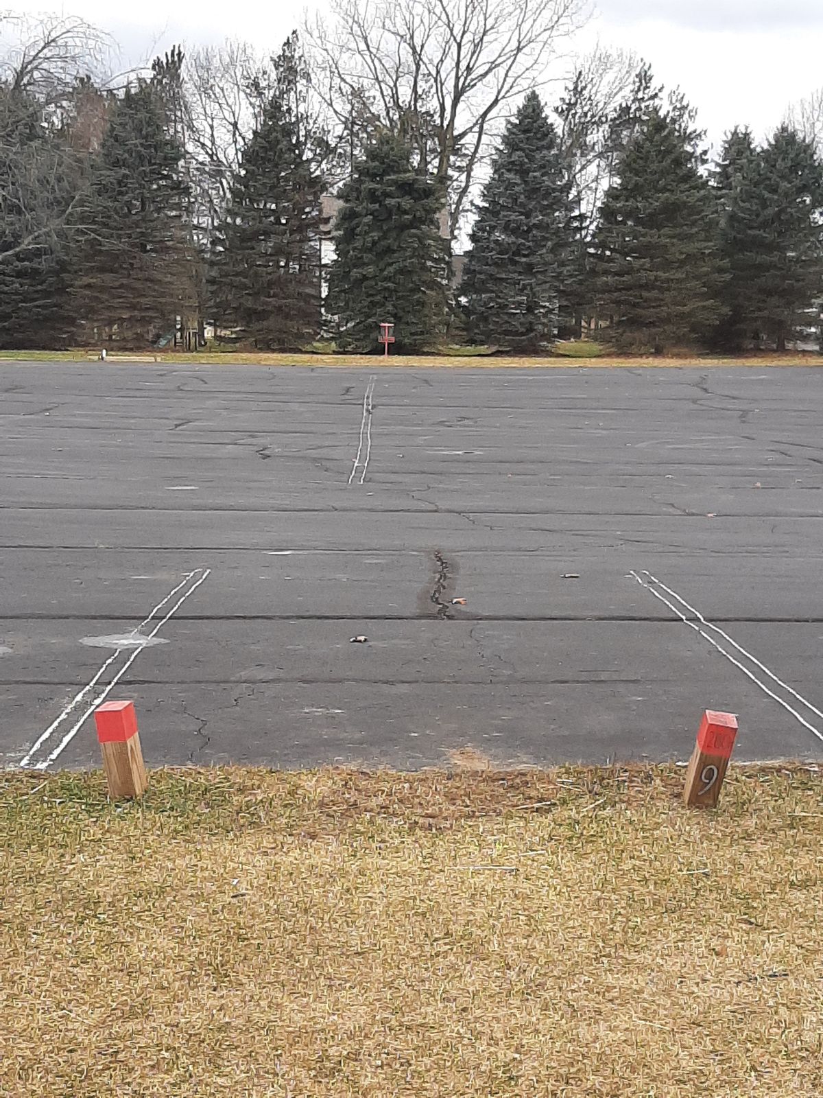 Disc chipper parking lot challenge