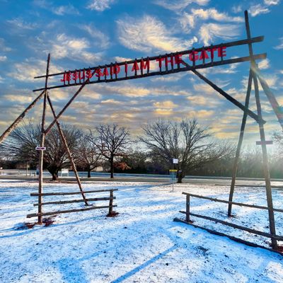This gate is giant