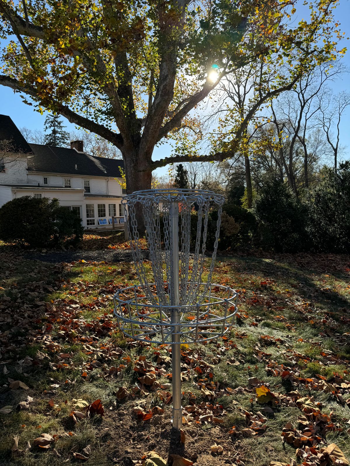 Hole 3 Basket next to President’s House