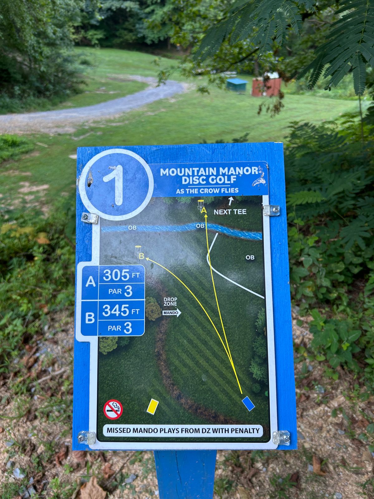 Hole 1 Blue