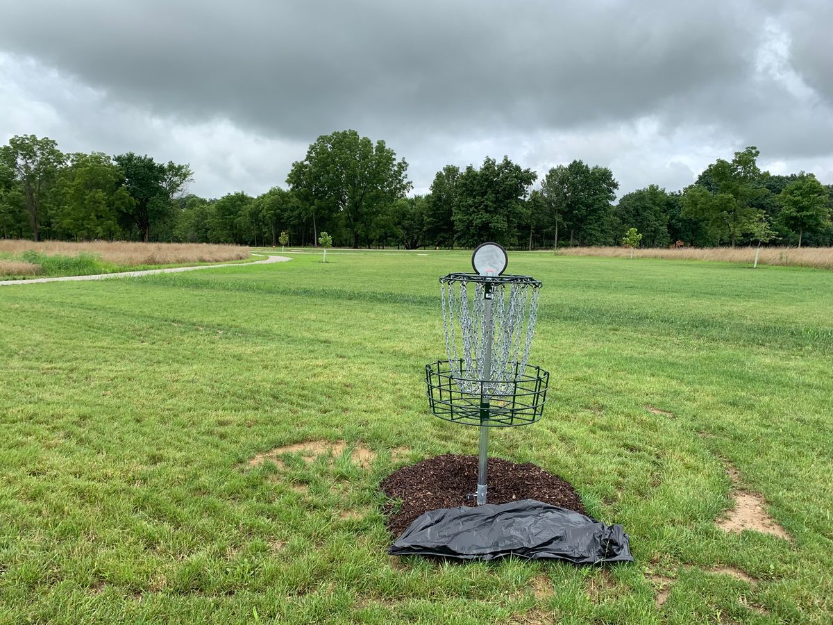 Hole 18 basket to tee