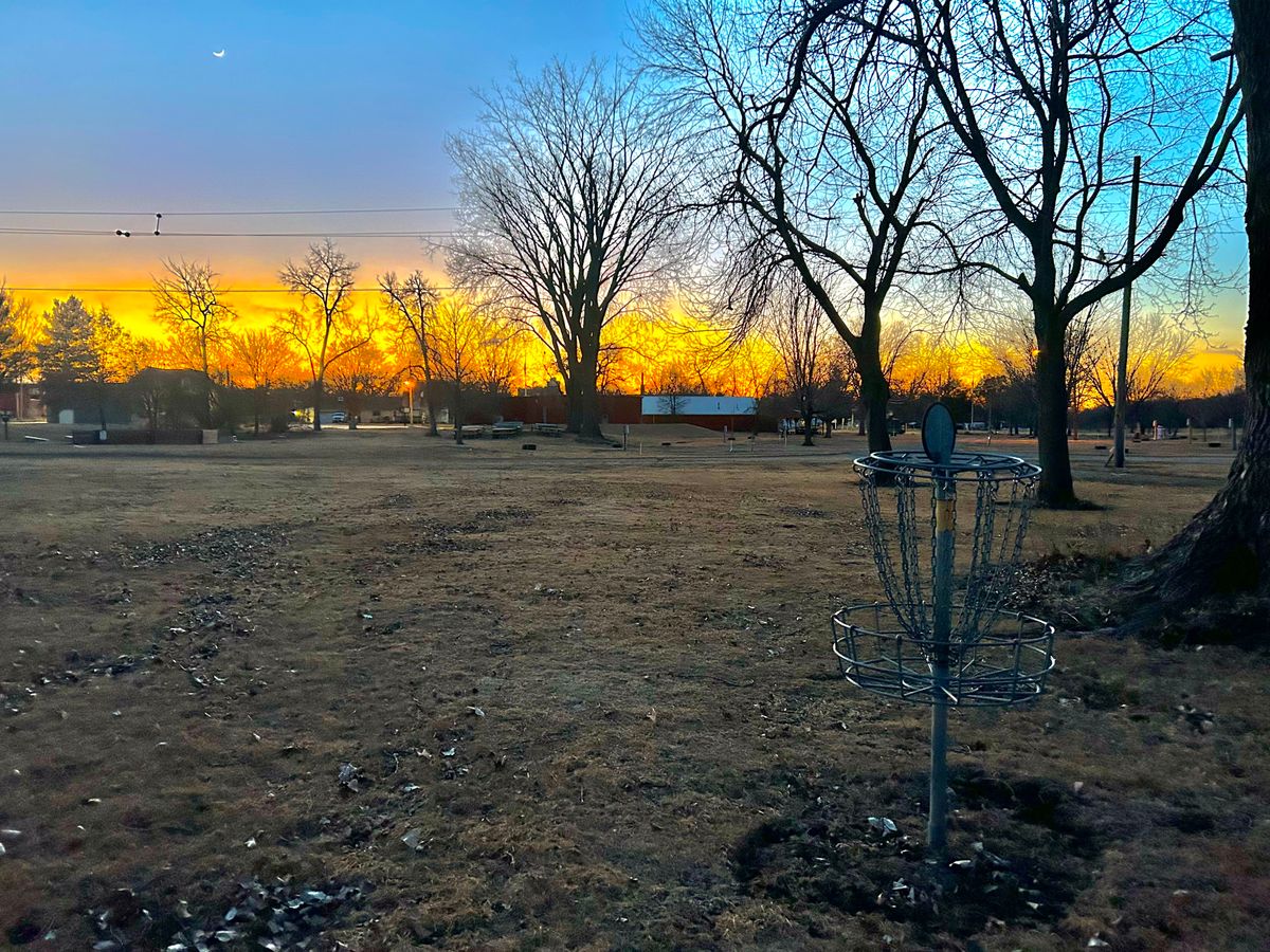 Hole 9 basket