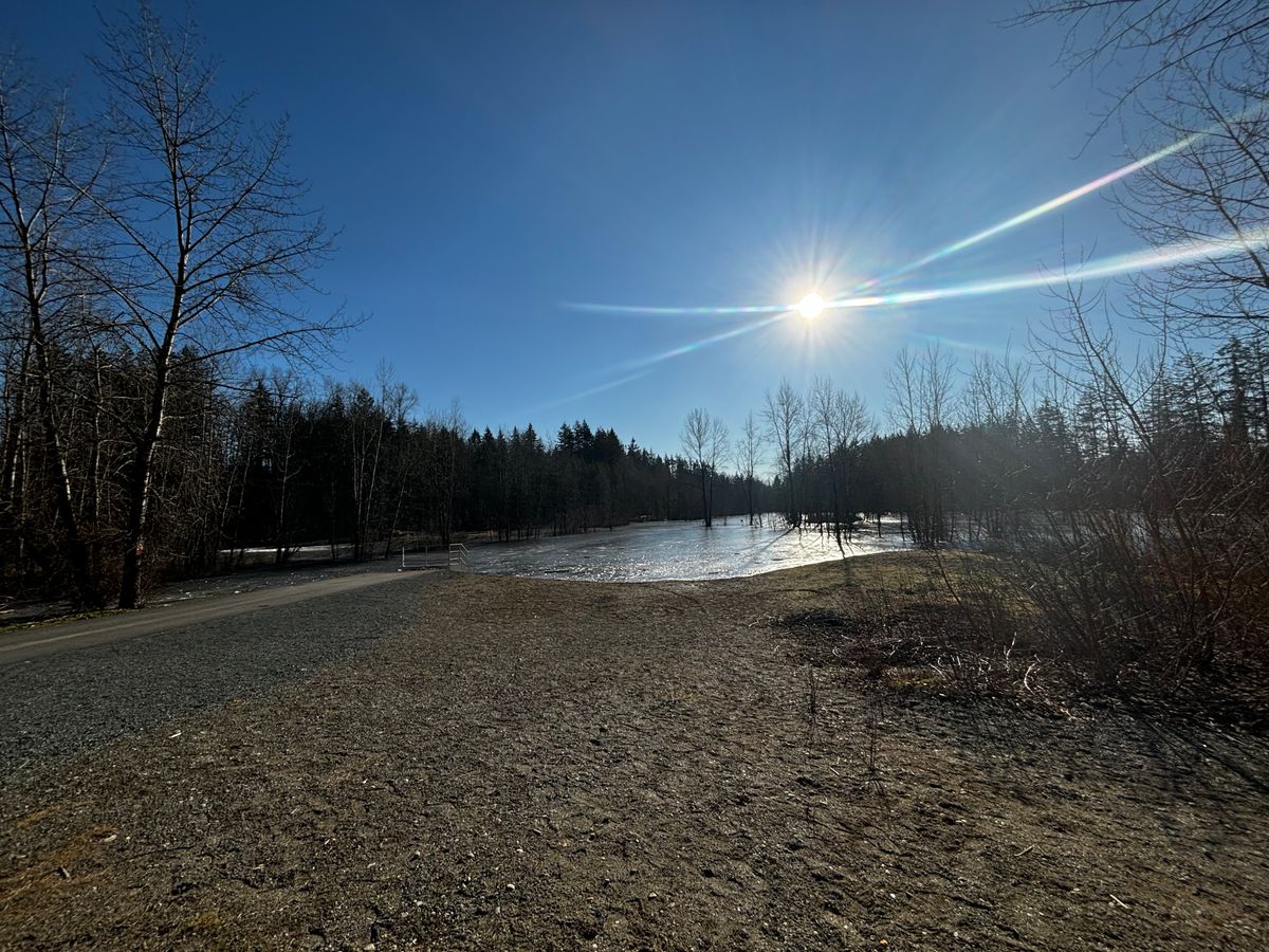 The winter lake that floods Summer holes 4 - 7, 9, 10, 14, and 15