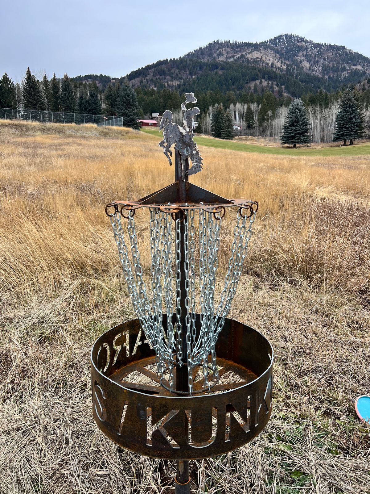 Custom made baskets by a local welding business! Coolest baskets in Wyoming.