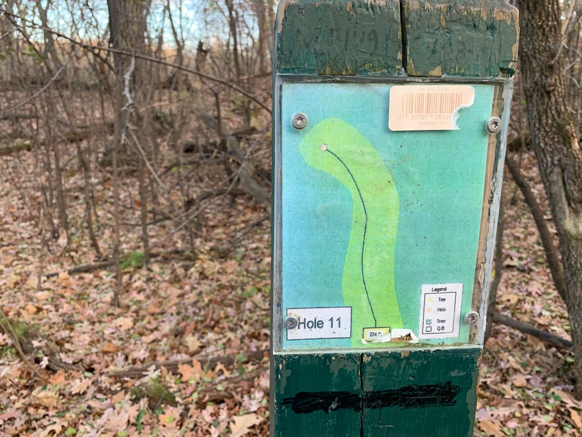 Hole 11 map