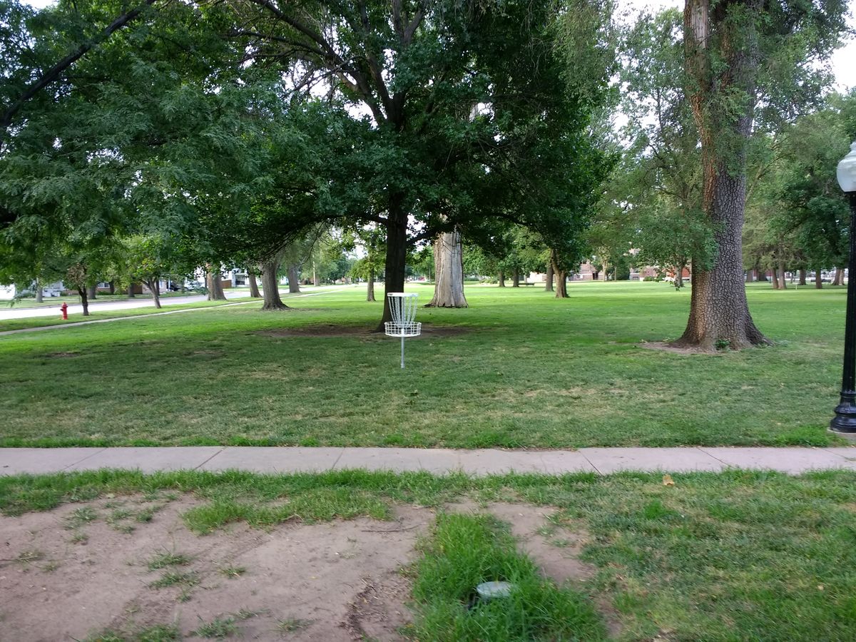 Hole #1 basket