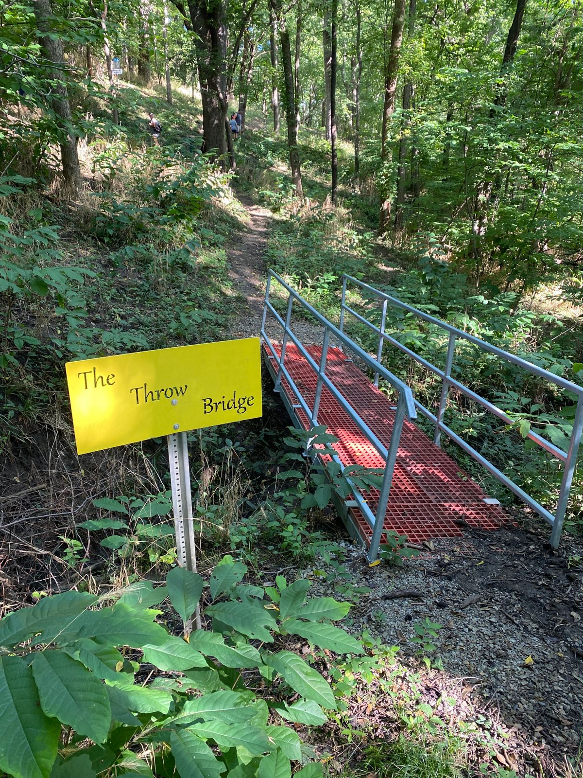 Bridge on Hole 2 fairway.