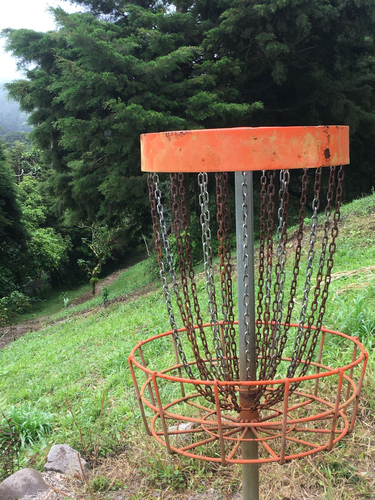 Hole 9 Basket to Tee