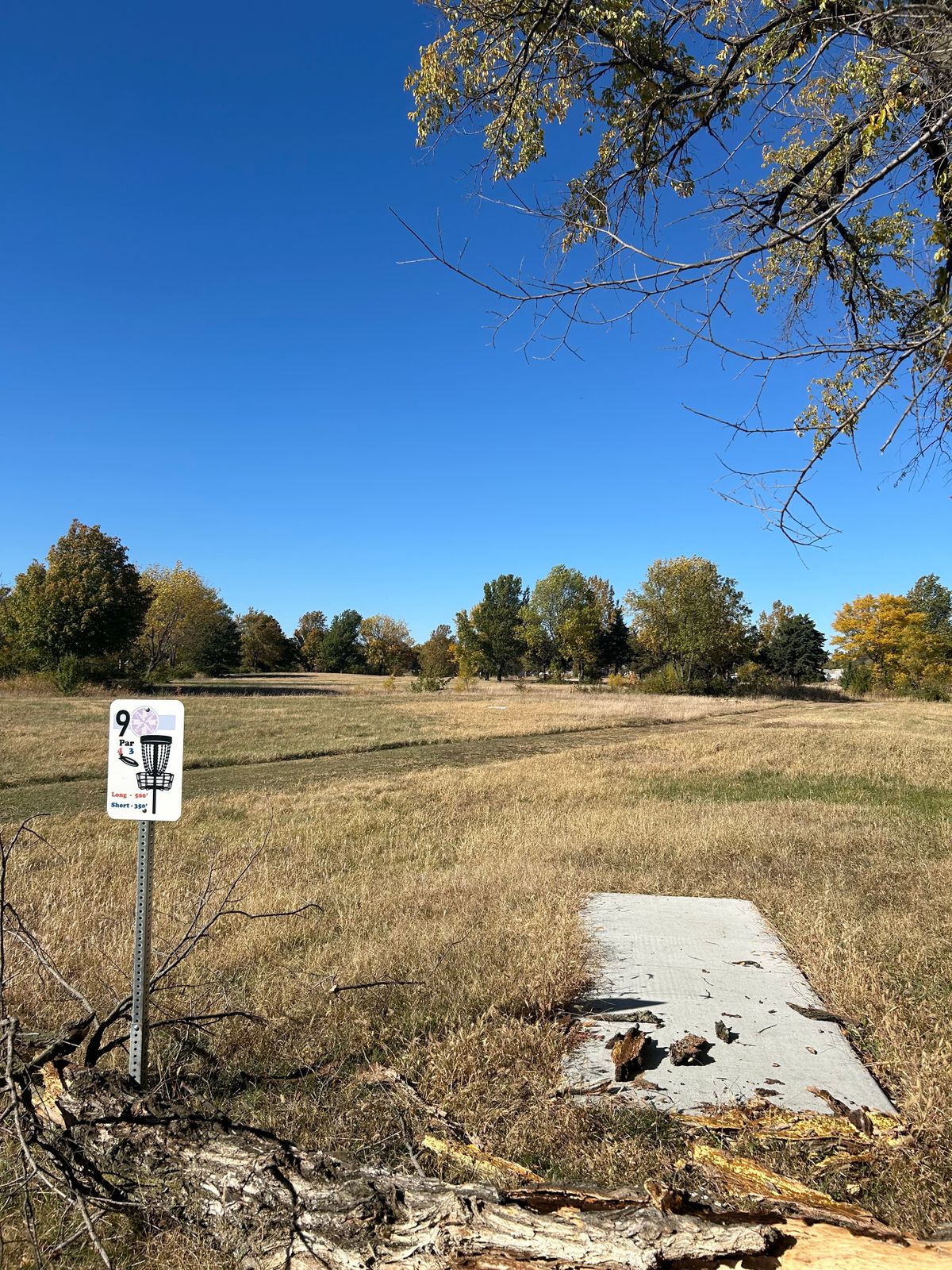 Hole 9 tee