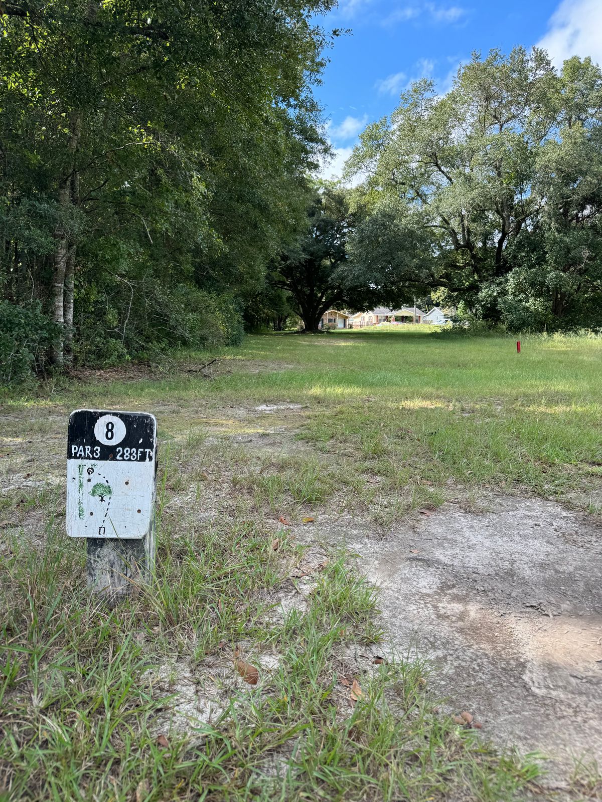 Hole 8 tee