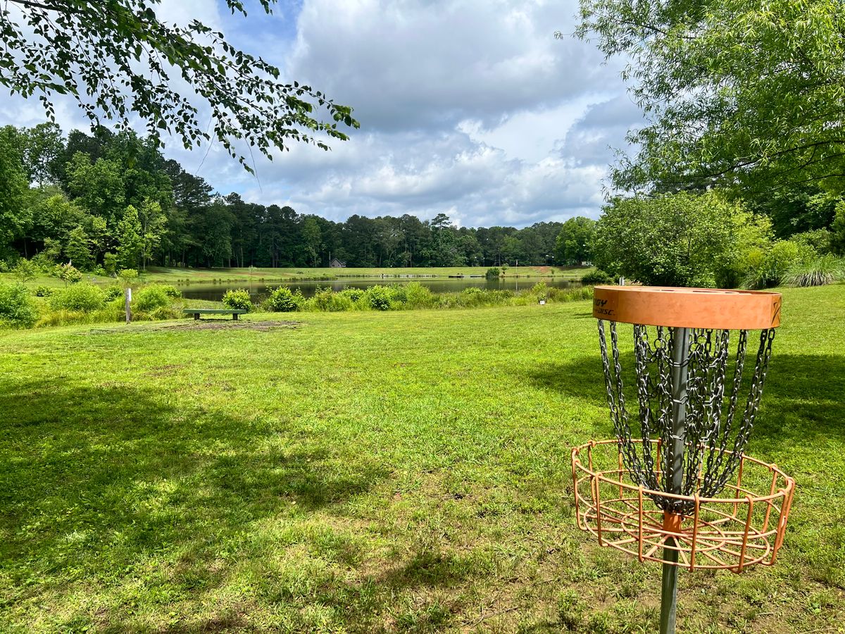 Looking across the lake from Hole 6.