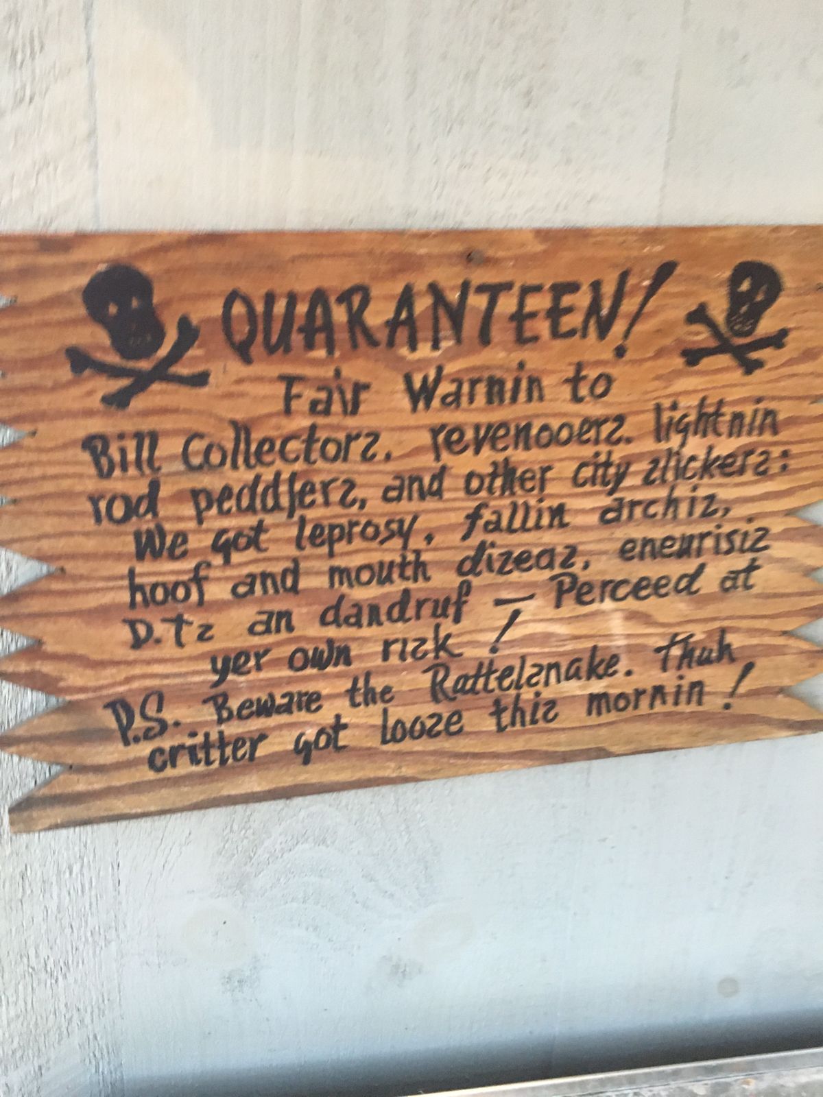 Beware!