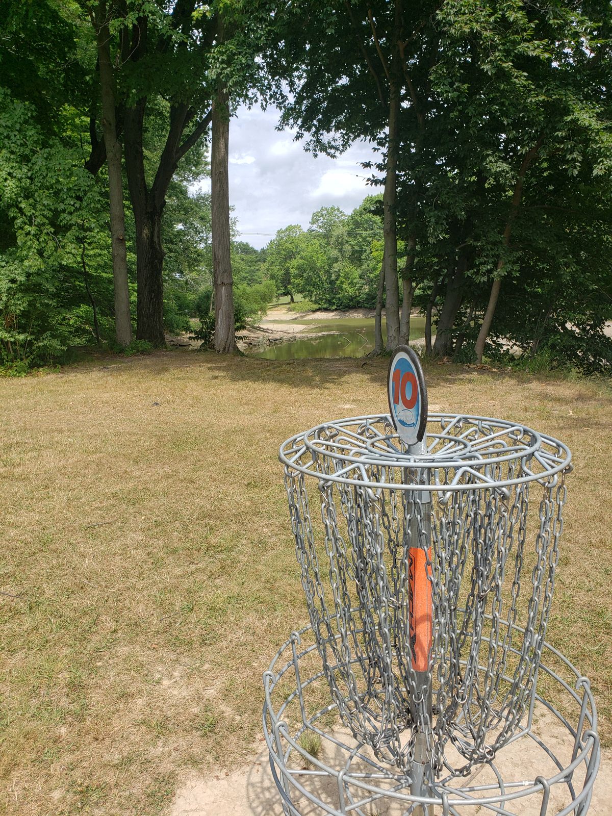 Hole 10 from basket to long teepad