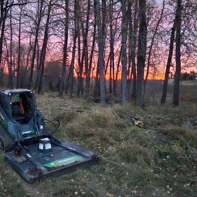 Mulcher/ Mower work in High River Development