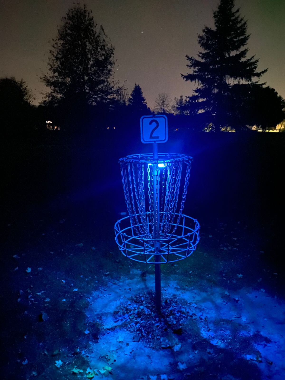 Perfect course for discing at dusk