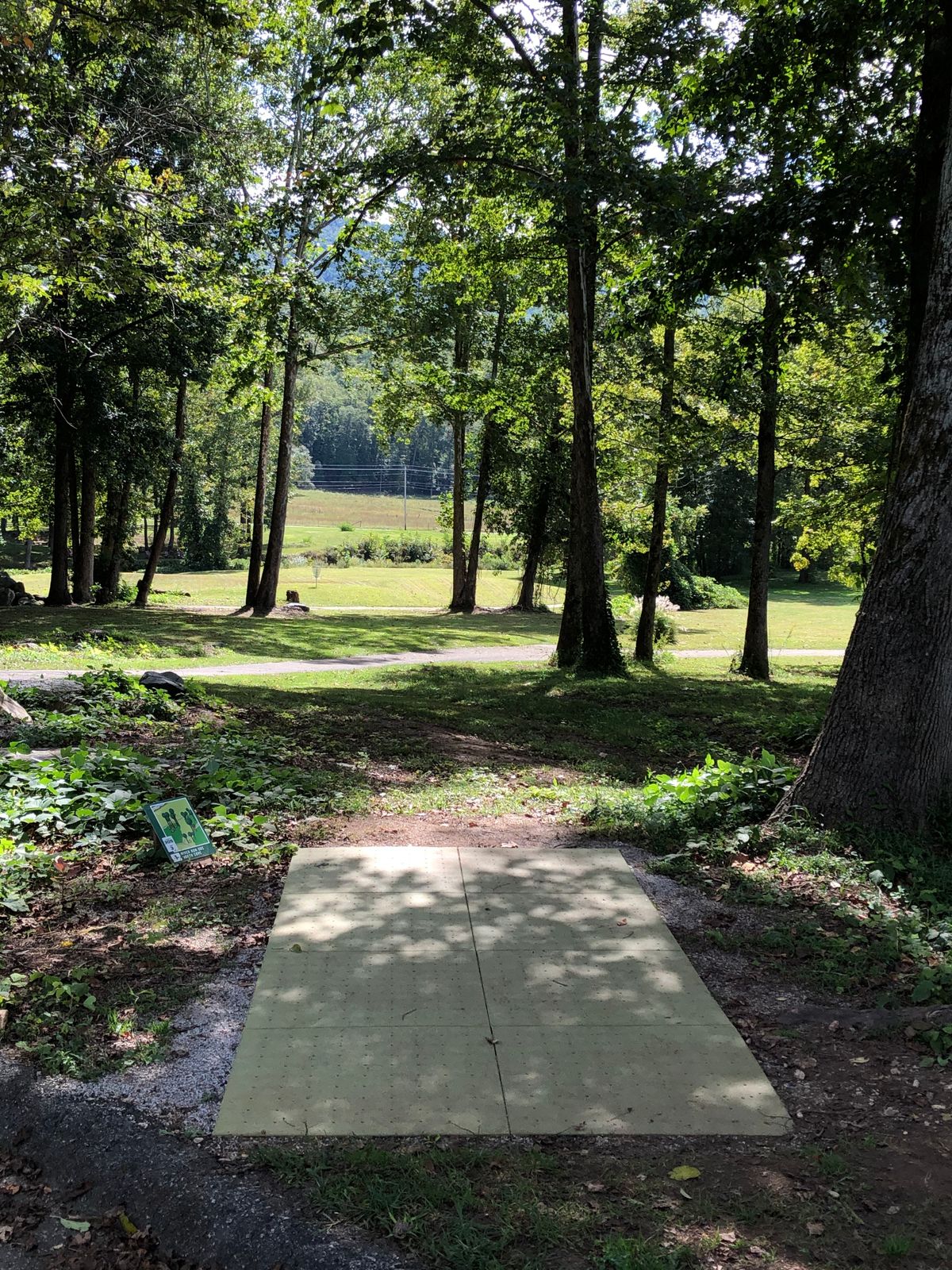 Hole 1 Teepad