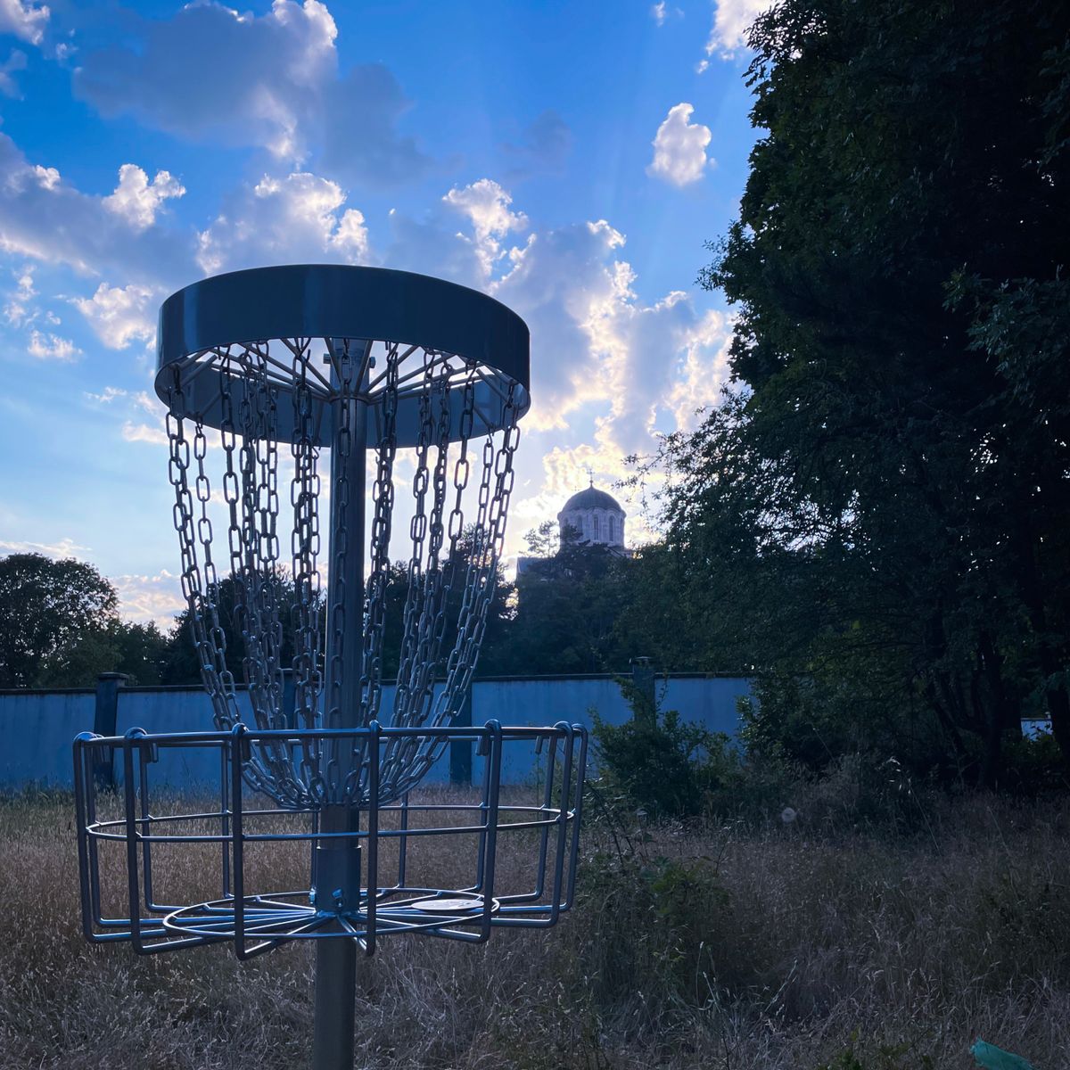 First Disc Golf Basket installed in Montenegro! 🇲🇪