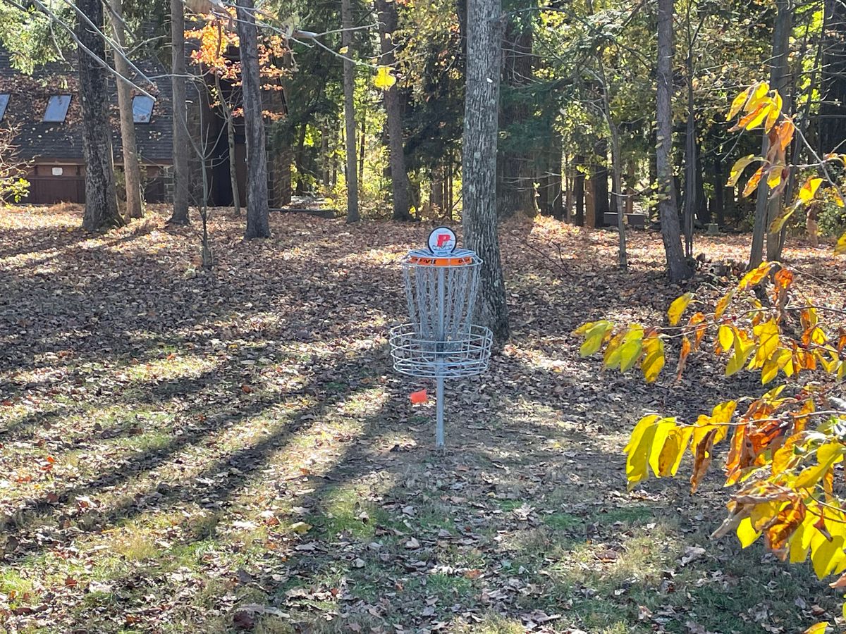Practice basket close to Hole 1.
