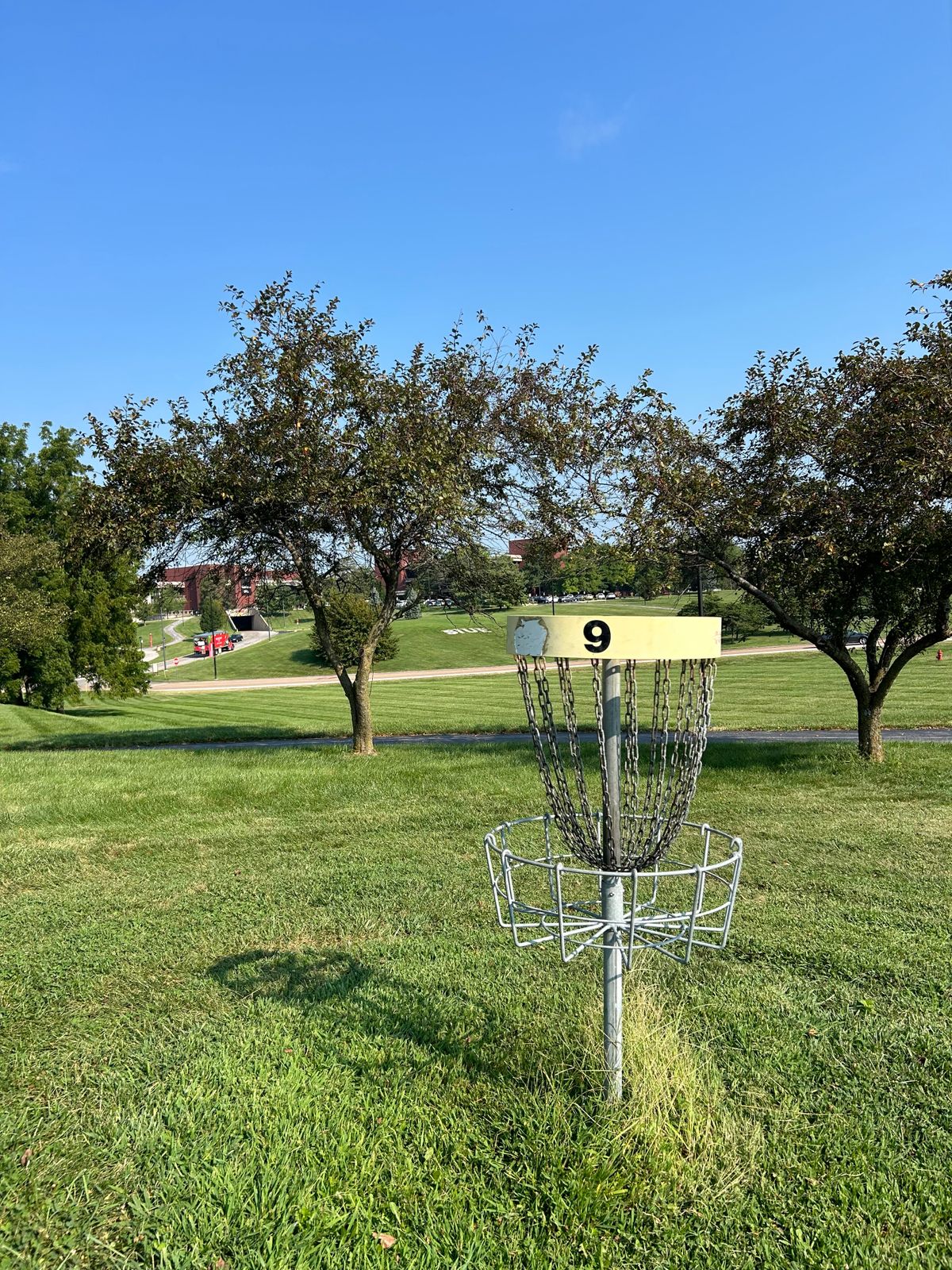 Hole #9’s basket