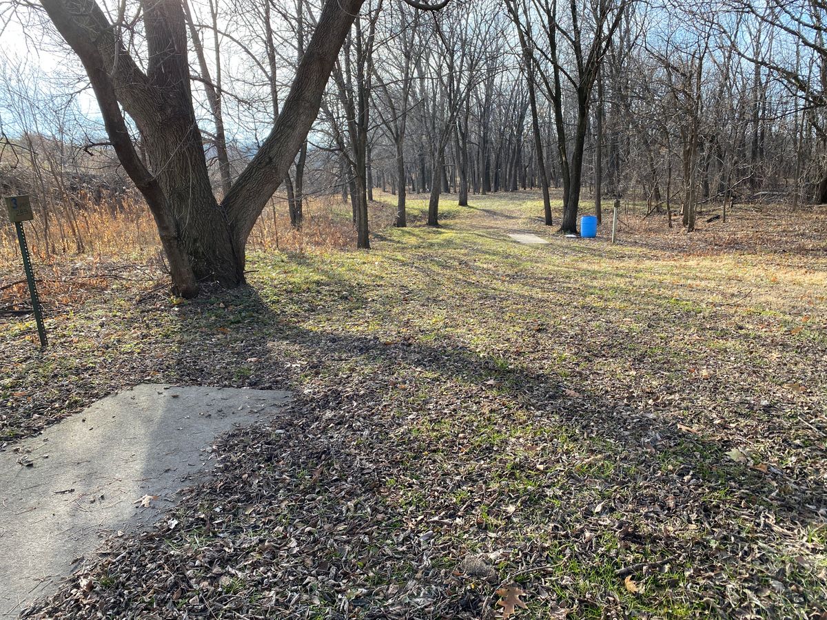 Hole 3, long tee.