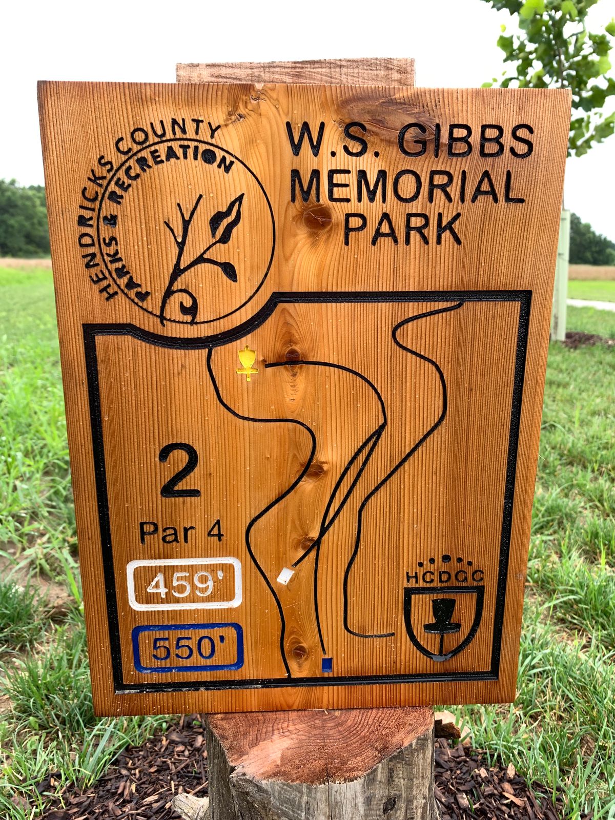 Hole 2 Sign