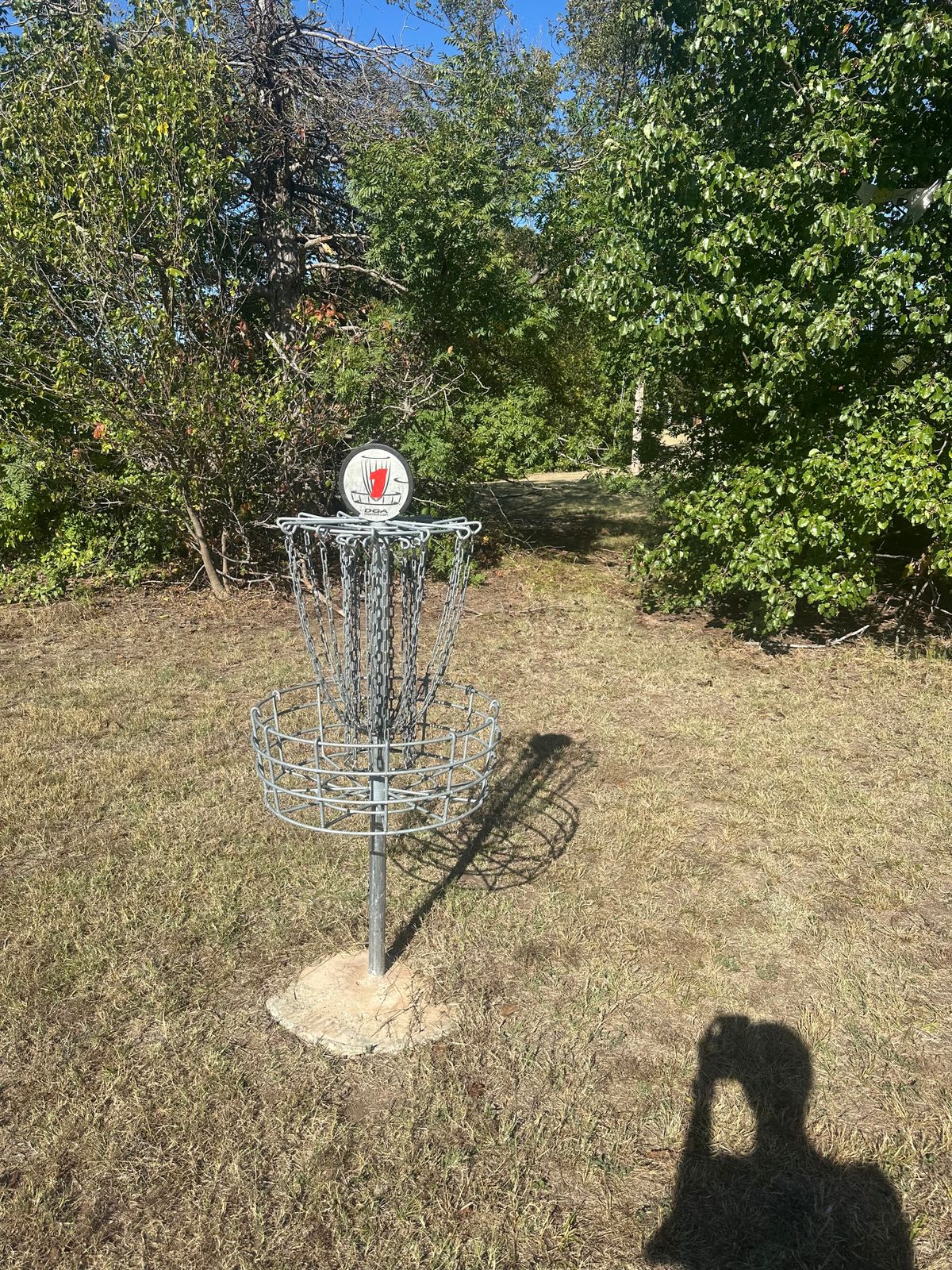Hole 1 basket