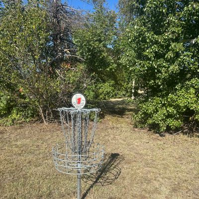 Hole 1 basket