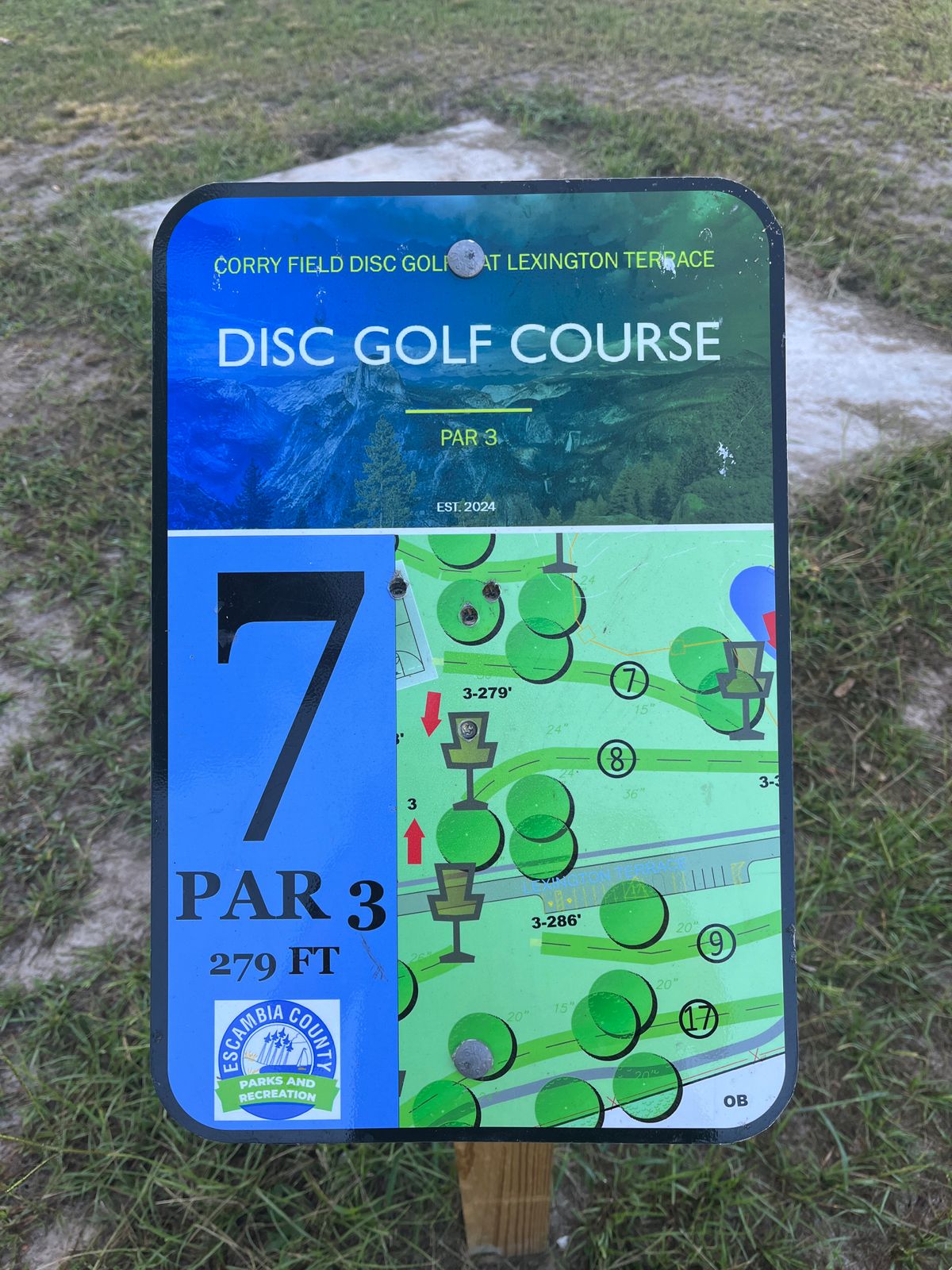 Hole 7 Sign