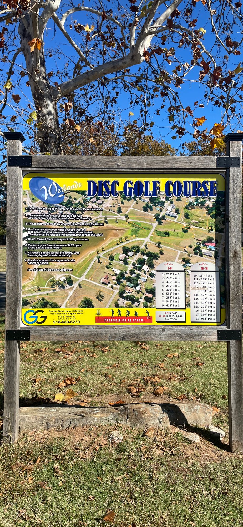 Course layout