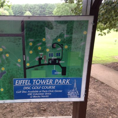 Main Sign for the Course Located at Parking Lot