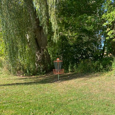 Hole 18’s basket