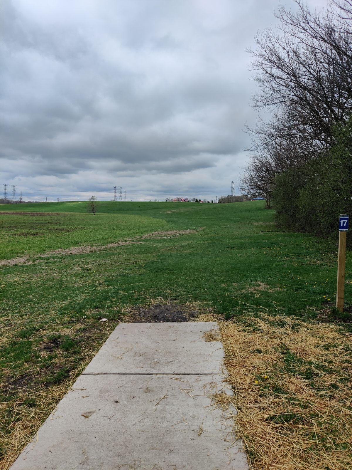 Hole 17 tee