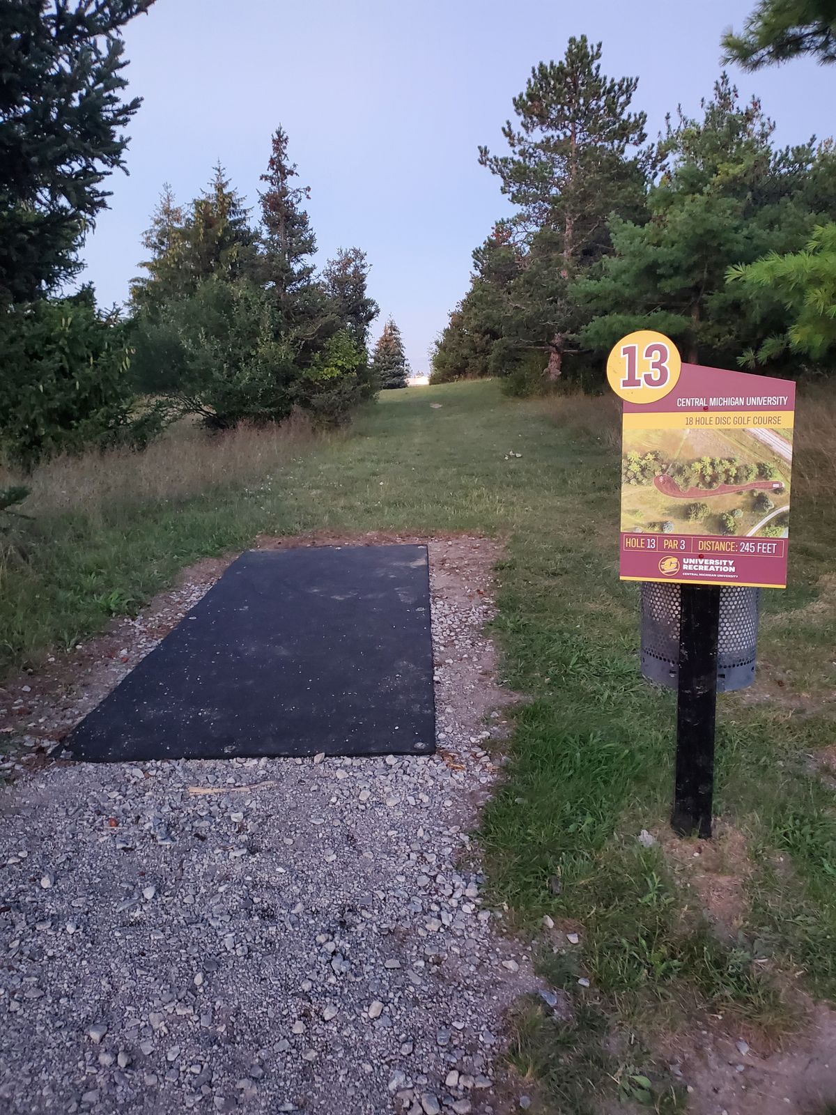 Hole# 13: Updated tee pad, new signage (2021)