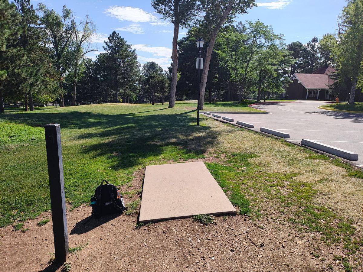 Hole 9 tee pad
