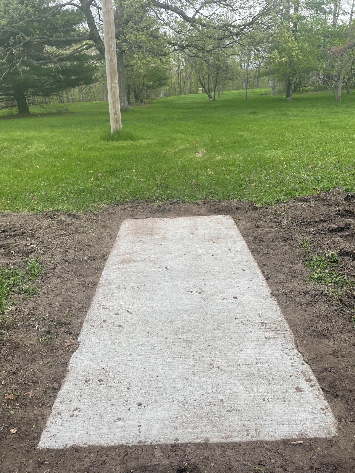 View from hole 11 pad.