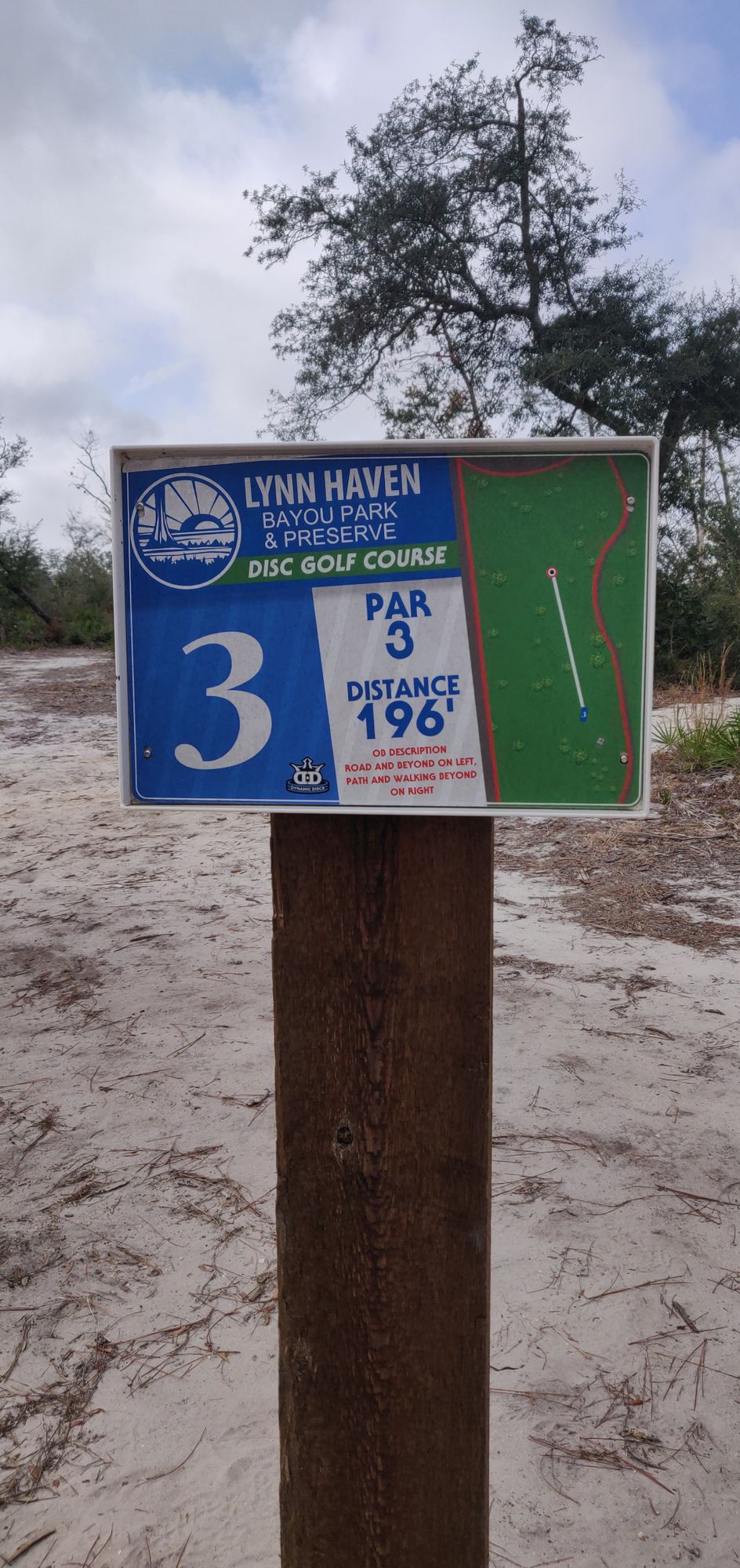Hole 3 teesign