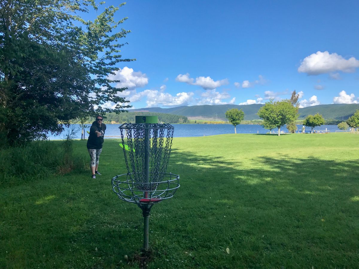 Hole 9 with lake views