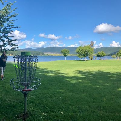 Hole 9 with lake views