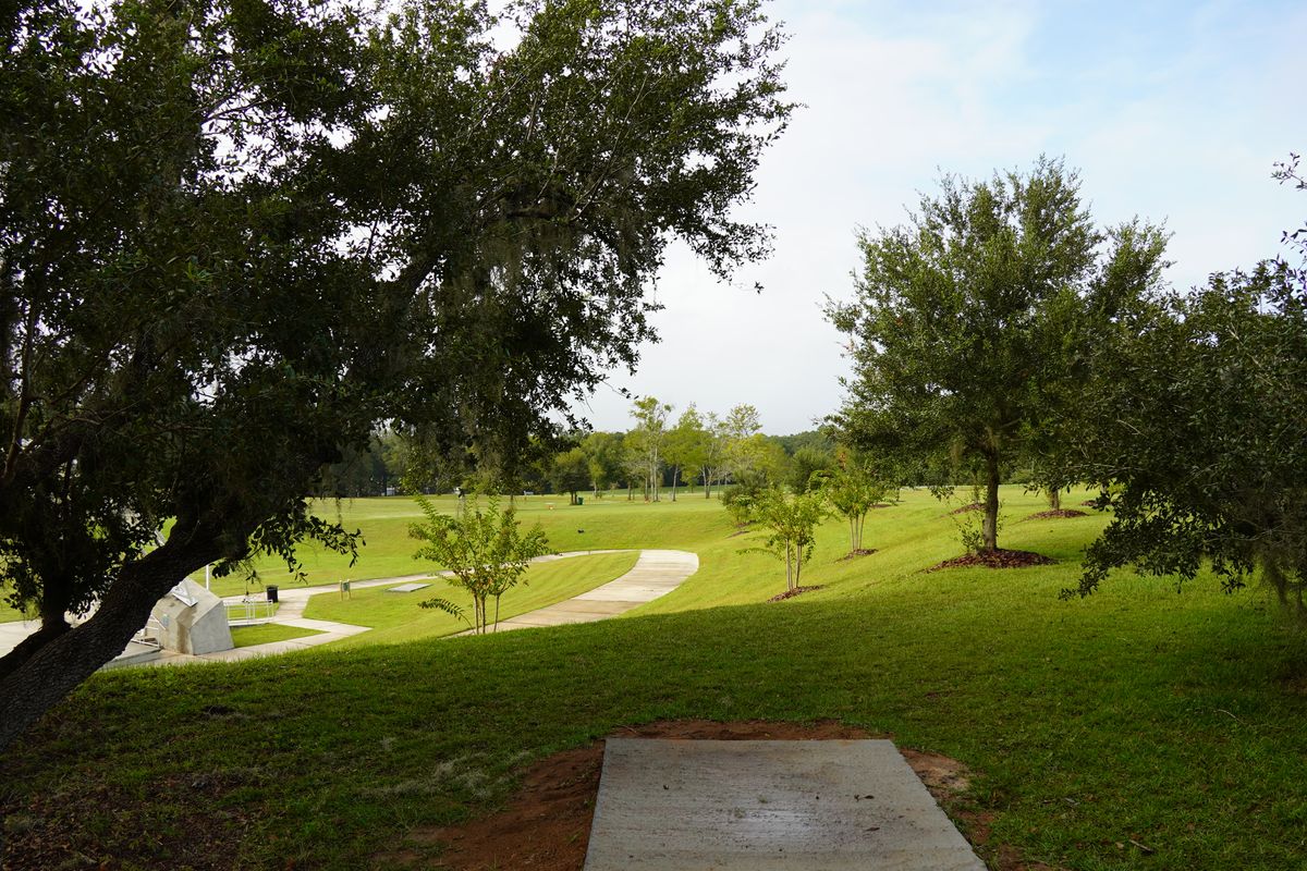 Hole 1 long par 3