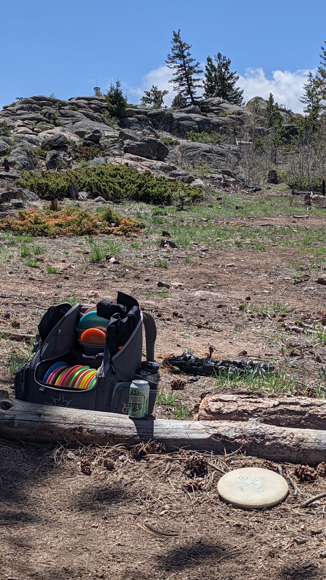 From hole 7 teepad. Mountain Standard IPA for the win.