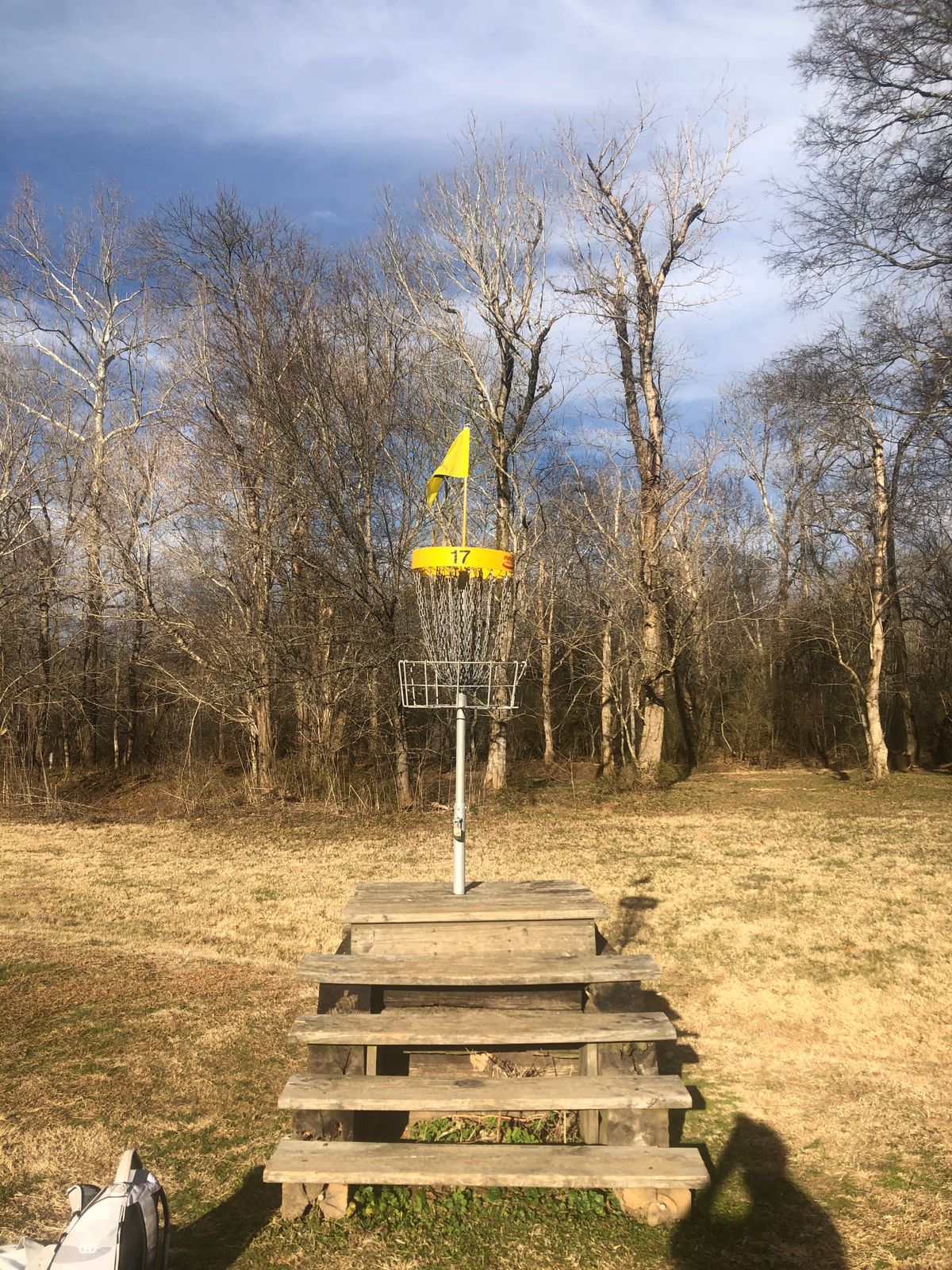 Hole 17 basket