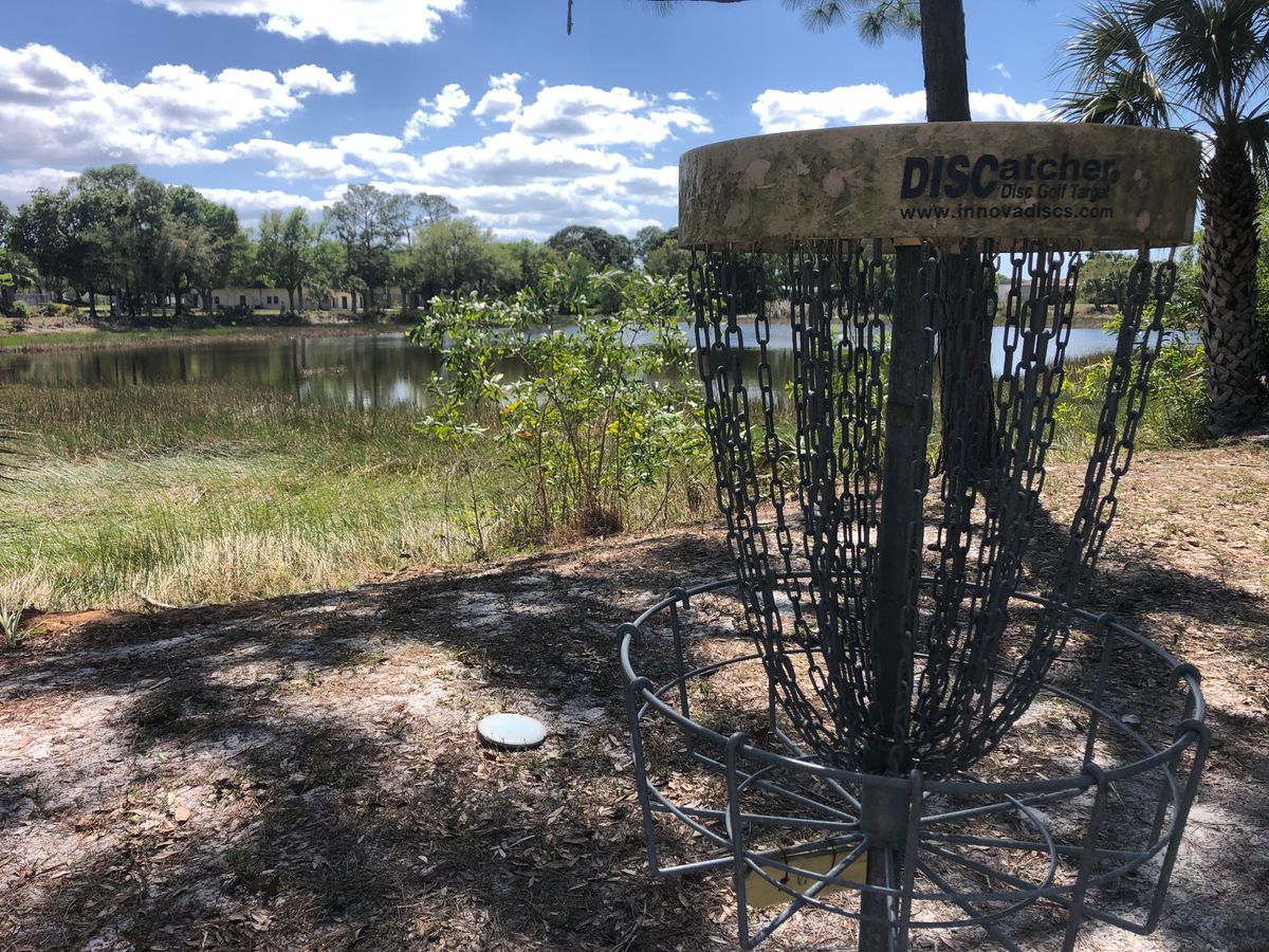 Lake side park job!  Hole 5.