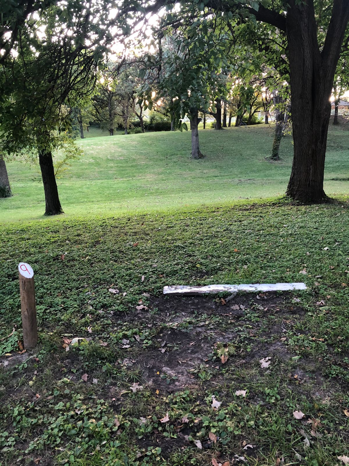 Hole 9 is a great anhyzer across a depression.