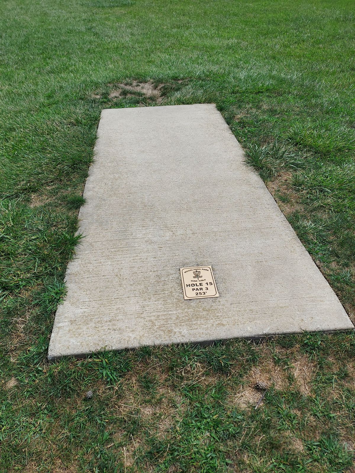 Hole 15 tee