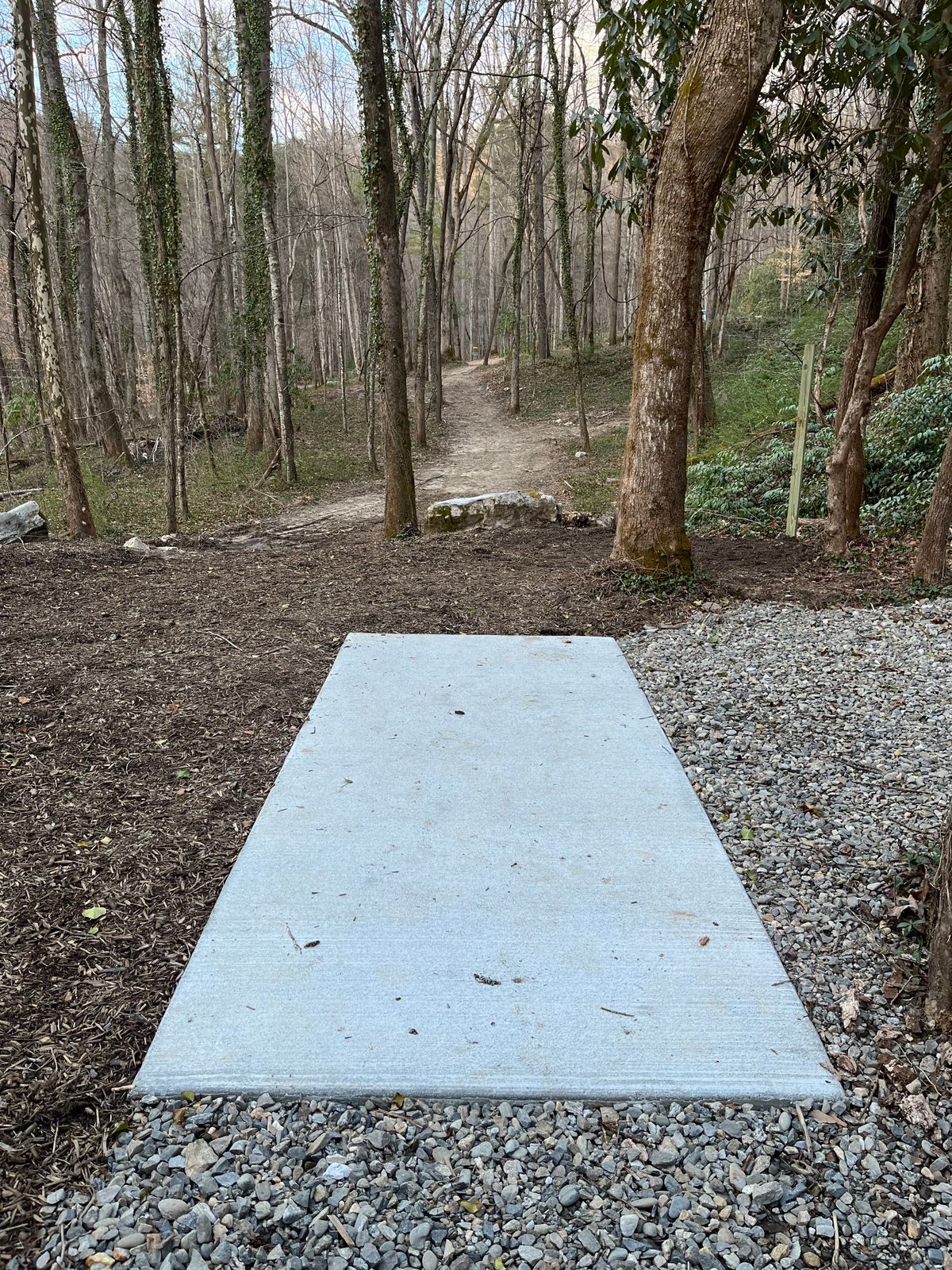 Hole 1 tee pad