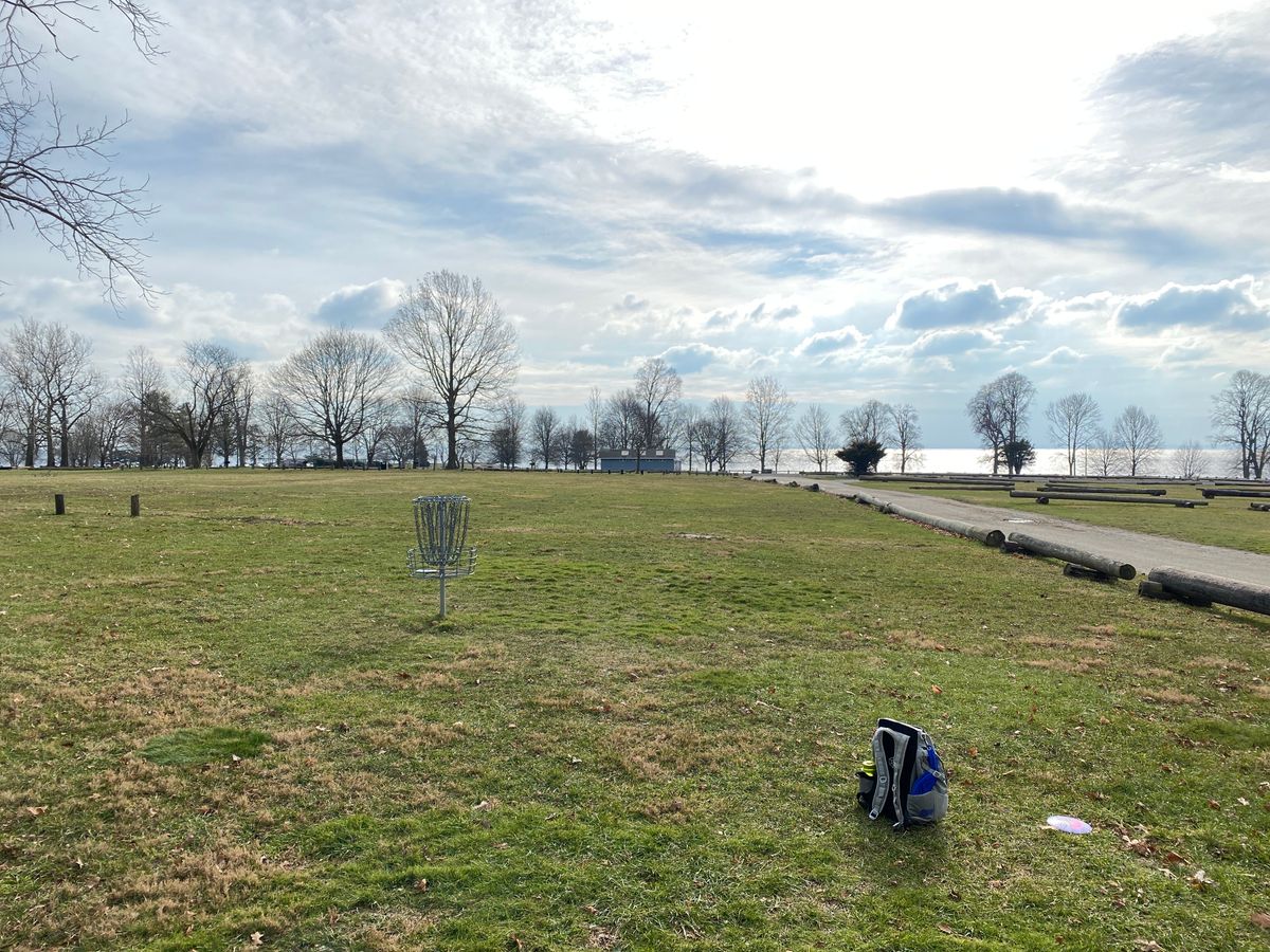 Original #4 basket — consider using as #8 for "18 on 10" layout from old 18th tee.