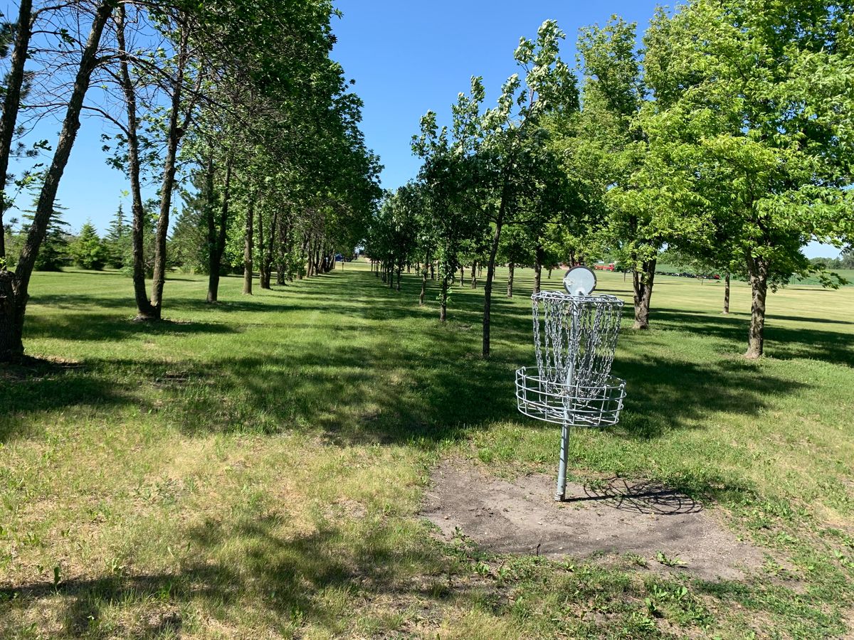 View looking back towards hole 2 tee pad.