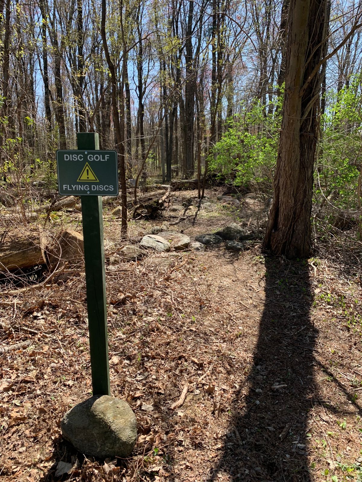 Southwest corner of lot 4-entry to course-hole 1